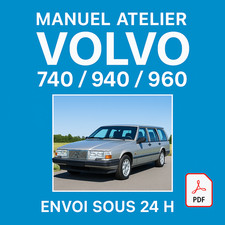 Manuel atelier volvo 740 - 740,, 940