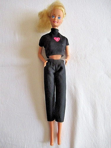 Barbie black trousers - barbie,