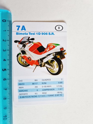 Bimota tesi 906 carte - 1d, rare