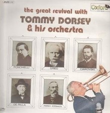 Tommy Dorsey and His Orchestra Great Revival With LP vinyl Italy Oxford 1976