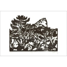 HALLEZ Jacques - Gravure originale "Roque Haute" 38x56cm