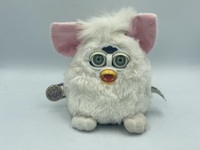 TIGER 2000 Jouet Animé Interactif FURBY BABY Blanc Vintage - 50% FONCTIONNEL -