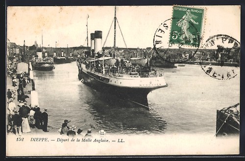 Cpa dieppe départ - cpa,