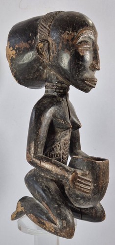 Statue luba congo art - -,