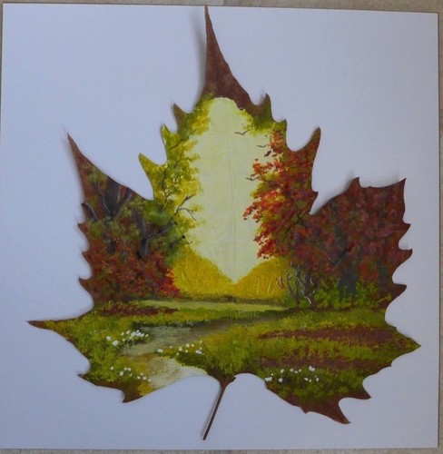 Peinture main art - la, en