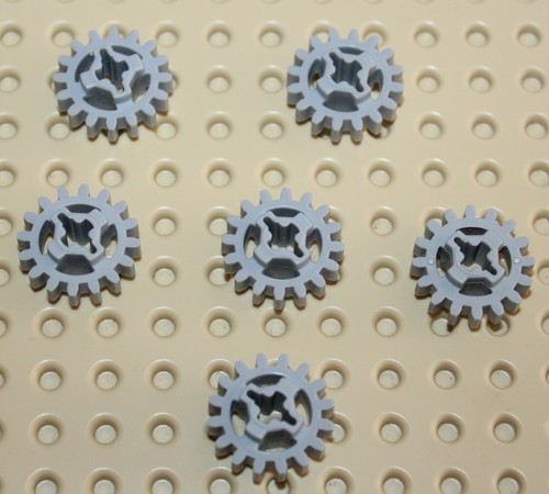 Lego technic mdstone gear - 6x,