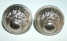 Lot boutons argentes - de, 2