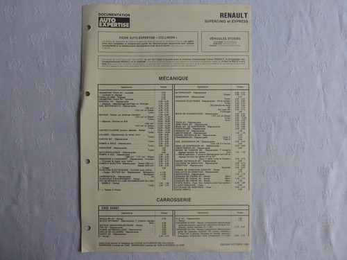 Fiche temps - fiche, de