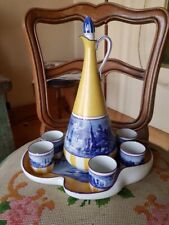 rare ancien service à liqueur