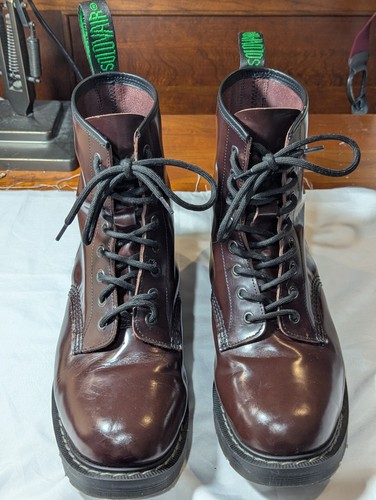 Solovair oxblood shine 8 - solovair, hi