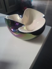 VINTAGE CERAMIQUE VERCERAM FRANCE CENDRIER IRISÉ