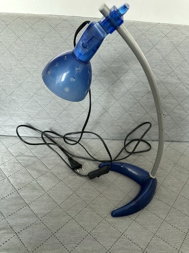 Lampe bureau bleue - de,