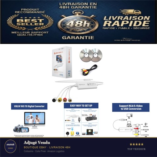 Convertisseur vhs vers - convertisseur,