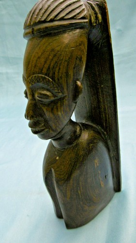 Buste africain sculpté - africain,