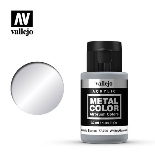706 white aluminium vallejo - white,