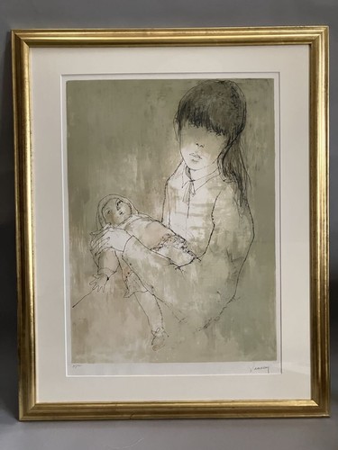 Jean jansem fille avec poupée - jean,