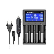 Pour LiitoKala Lii-PD4 LCD Display Battery Charger Pour 21700 26650 18650 AA AAA