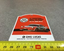 PETITE PLAQUE PVC RALLY VAN