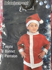 déguisement enfant, Père Noël, Neuf, Taille 4/6 Ans, livraison offerte 