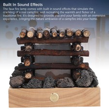 Faux Feu De Lampe Rechargeable Par USB 3 Mode De Bruit Blanc LED Faux Feu De FR