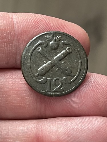 Bouton 12eme régiment - bouton, du