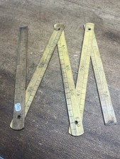Mètre bois outil ancien - en,