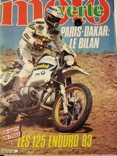 MOTO VERTE n°107 - PARIS DAKAR  1983 - SUZUKI 250 DR - 125 ENDURO GILERA - HVA 