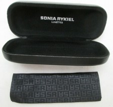 - Joli  ETUI A LUNETTE rigide   SONIA RYKIEL cuir TBEG vintage