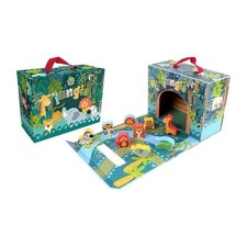 Maison de Jeu Safari - PLANeTE BOIS - FSC - 10 Pieces - Jeu Enfant - Des 18 Mois
