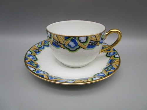 Tasse thé art déco ancienne - tasse,
