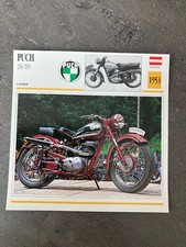 CARTE FICHE MOTO collection