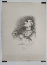 Dorville Noel Foche Circa 1910 Affiche Originale Politique Militaire