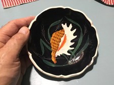 Vide poche ramequin HENRIOT QUIMPER SOCIÉTÉ GÉNÉRALE décor Marin coquillage