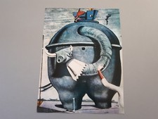affiche : reproduction de peinture de Max Ernest : l'Eléphant Célèbes