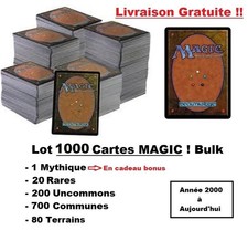 Lot 1000 Cartes Magic MTG 1