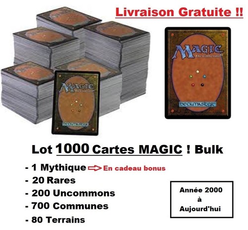 Lot 1000 cartes - 1000, magic