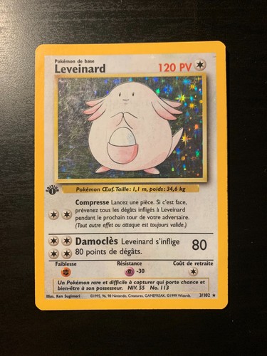 Carte pokémon leveinard - carte,