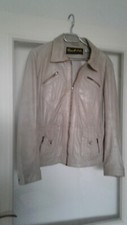 Veste en cuir femme Taupe clair Rino et Pelle T 44