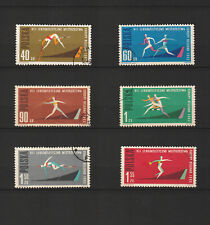 POLOGNE LOT 6 TIMBRES ANCIENS SPORT de collection