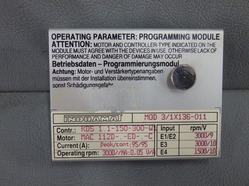 Mod31x136011 indramat - ,