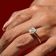 Bague diamant de luxe taille