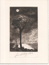 gravure originale signée de