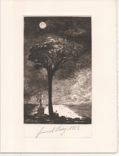 Gravure originale signée - signée, de
