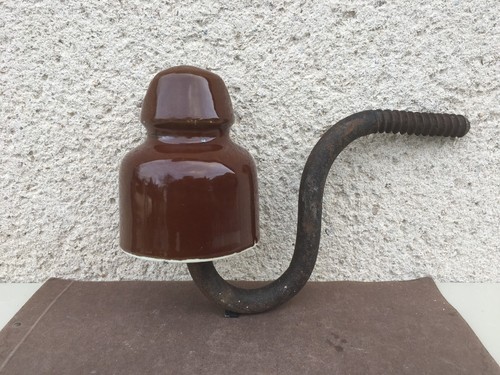Ancien gros isolateur - , en