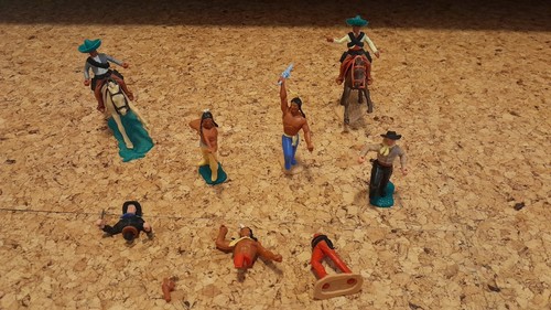 Timpo toys indien mexicains - timpo,