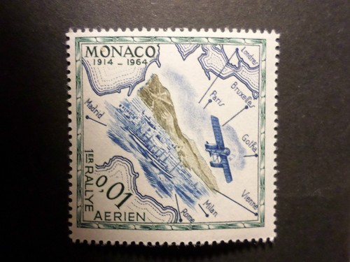 Monaco 1964 timbre 637 rallye - timbre, 637,