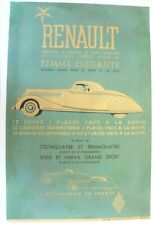 AFFICHE ORIGINALE RENAULT