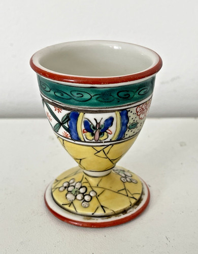 Coquetier ancien porcelaine