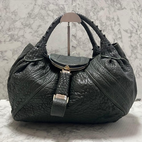 Fendi spy bag green leather - fendi,