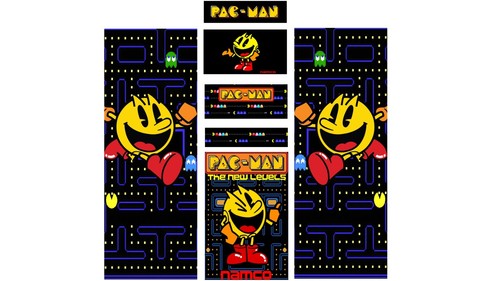 Stickers pac man - , universel